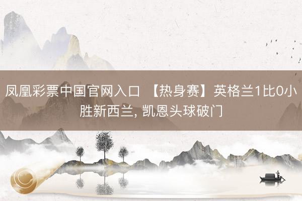 凤凰彩票中国官网入口 【热身赛】英格兰1比0小胜新西兰, 凯